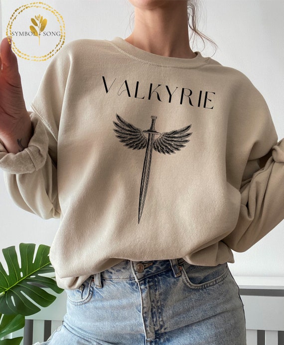 Valkyrie Sweatshirt, ACOSF Sweatshirt, ACOTAR Sweater, Nesta, A Court of Silver Flames, Cassian, Velaris, Feyre and Rhysand, Sarah J