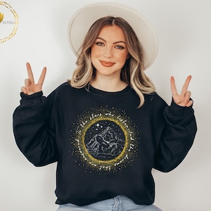 Velaris Sweatshirt, To the stars who listen and the dreams that are answered, night court sweatshirt, acotar, A court of thorns and roses image 9