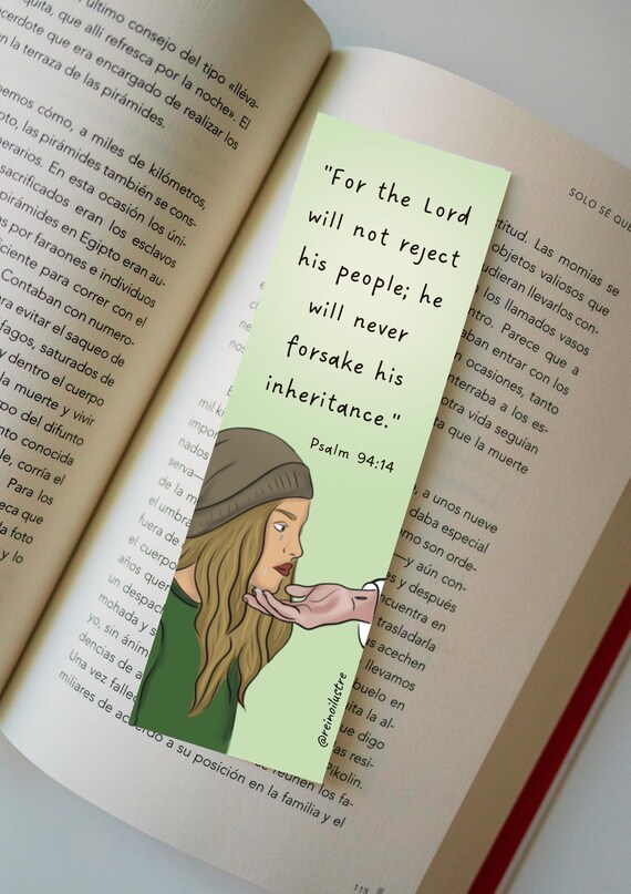 Bookmark bible verses Hand-illustrated