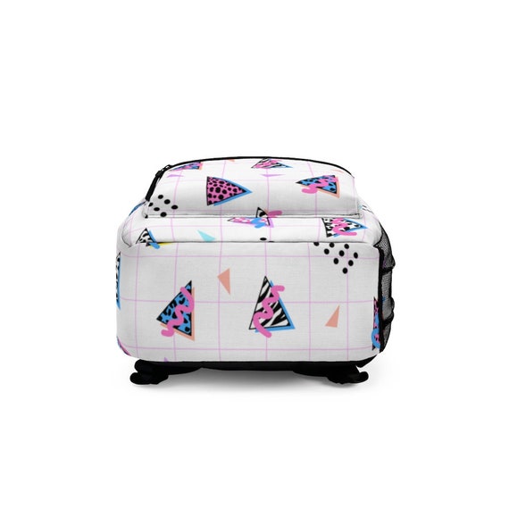 Retro Backpack 80s Bag 90s Backpack Book Bag Indie Backpack School Bag College Backpack Aesthetic Backpack Backpack Gift for Women Etsy