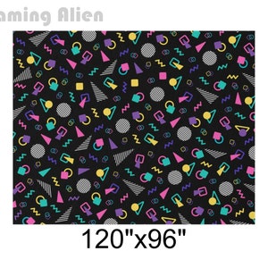Arcade Rug Texture Seem Less Retro Arcade Carpet, Indoor Outdoor, Memphis Design Area Rug, 80s 90s ...