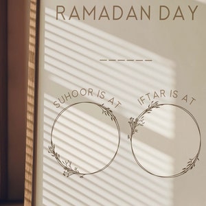 Suhoor Iftar Tracker Suhoor Time Tracker