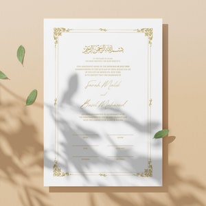 Template Marriage Contract