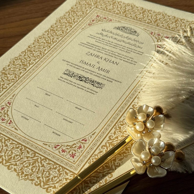 Nikkah Pen Gift Katb Kitab Contract