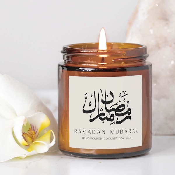 Ramadan Mubarak Candle Ramadan Gift Ramadan Candle Gift Ramadan Decor Ramadan Home Decor Islamic Gift Muslim Home Islamic Decor Gift Candle