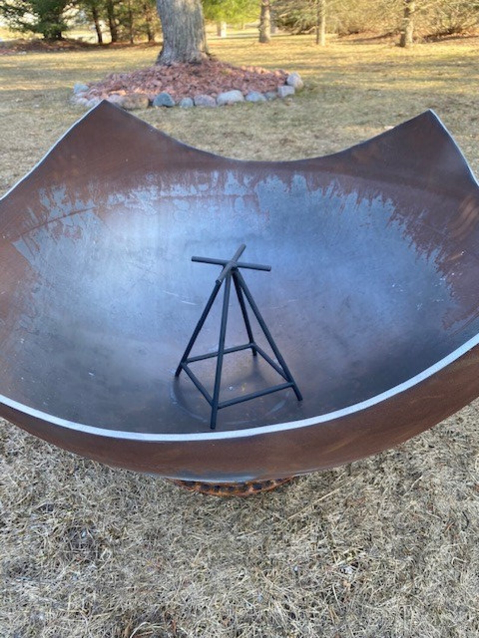 Vertical Fire Pit Grate Etsy