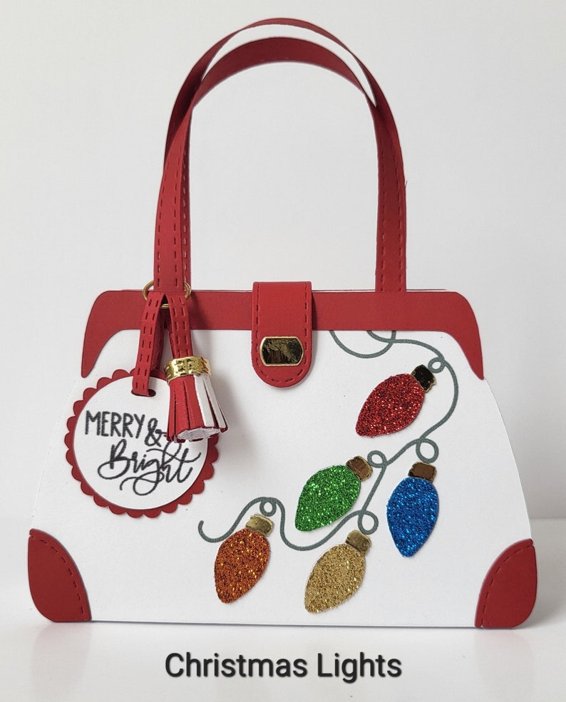 Handmade Christmas Paper Purse Gift Bag/gift Card Holder. Etsy