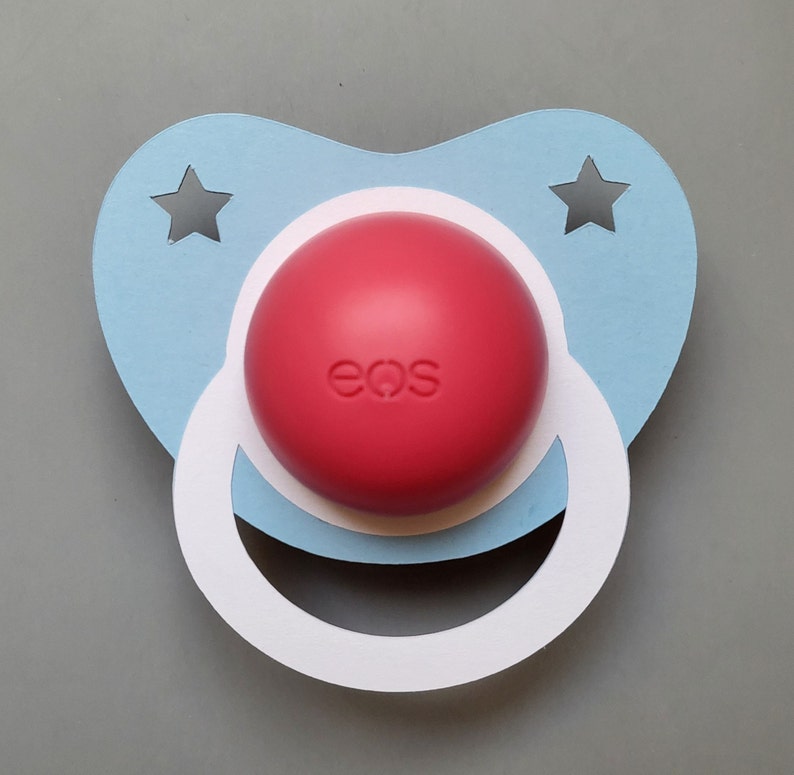 12 Pcs. Baby Pacifier EOS Lip Balm Holders. Baby Shower Favor Etsy