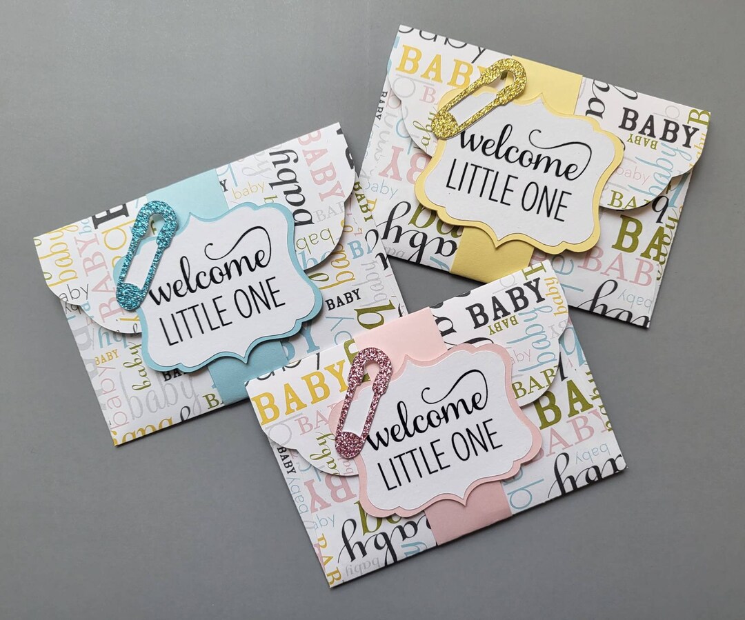 Diaper Gift Card Holder, Baby Gift Card Holder, Baby Shower Gift Card Holder 5 Styles to Choose