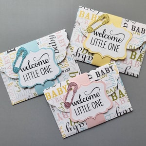 Diaper Gift Card Holder, Baby Gift Card Holder, Baby Shower Gift Card Holder - 5 styles to choose from.