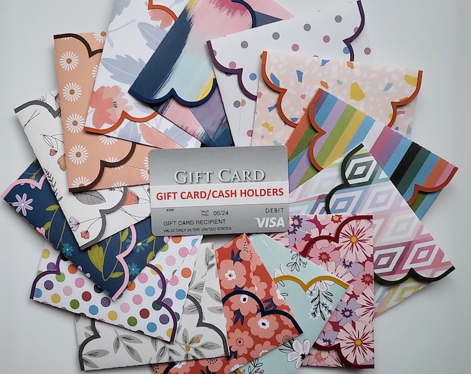 All Occasions Gift Card Holders Party Birthday Thank You Etsy