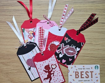 Valentine's Day Gift Card Holders, Valentine's Day Gift Card Pouches, Gift Tags, Gift Card Holders - U Pick!