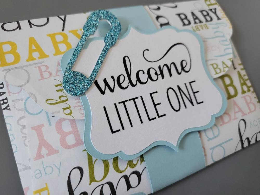Diaper Gift Card Holder Baby Gift Card Holder Baby Shower Etsy