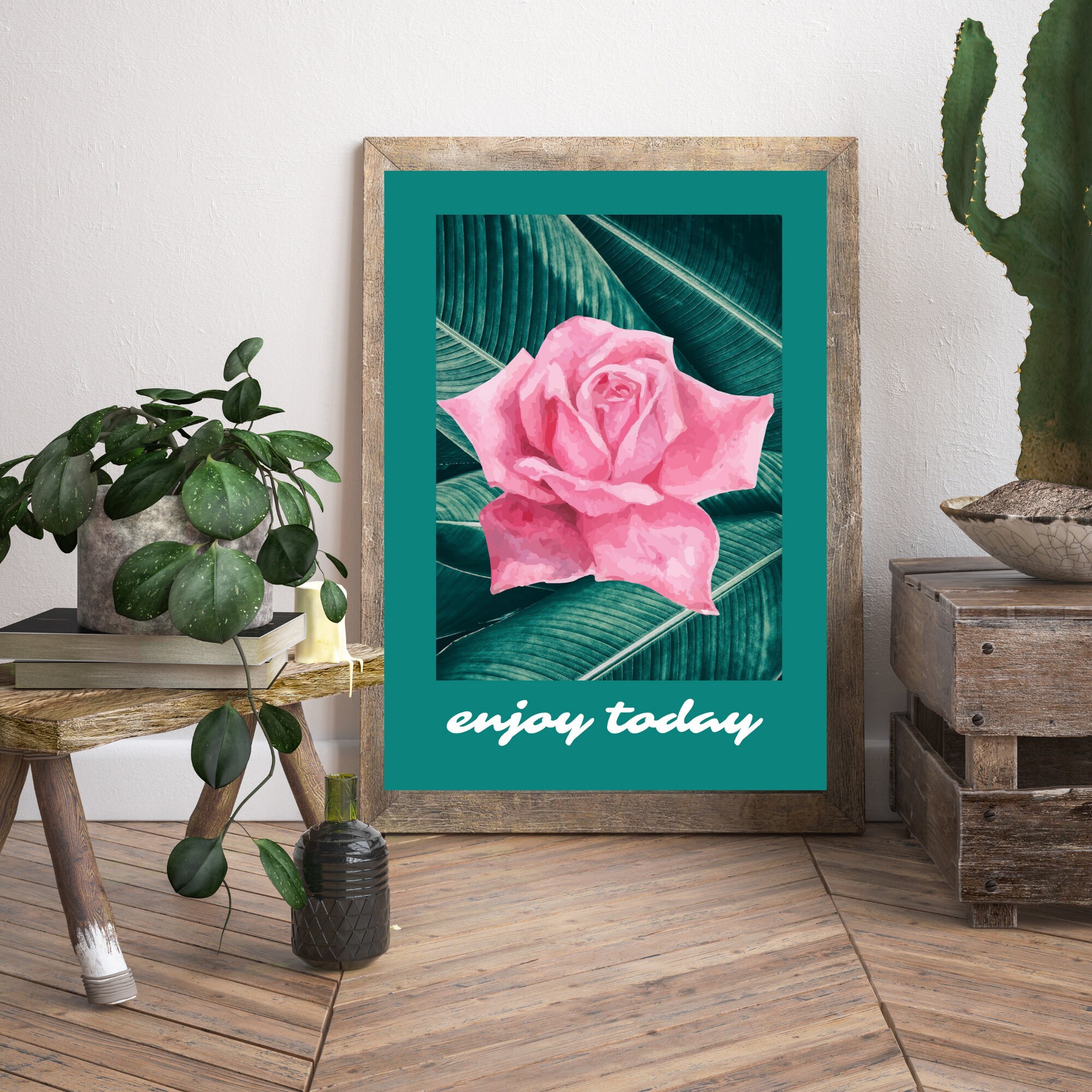 Disfrute hoy decoración de la pared de la flor decoración | Etsy