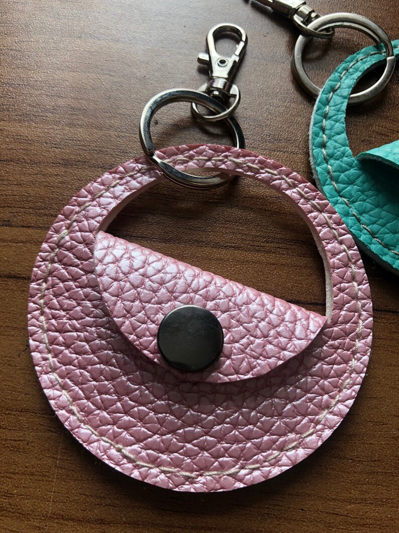 Handmade Key Fob Mini Purse Coin Holder Keychain Keyring Etsy
