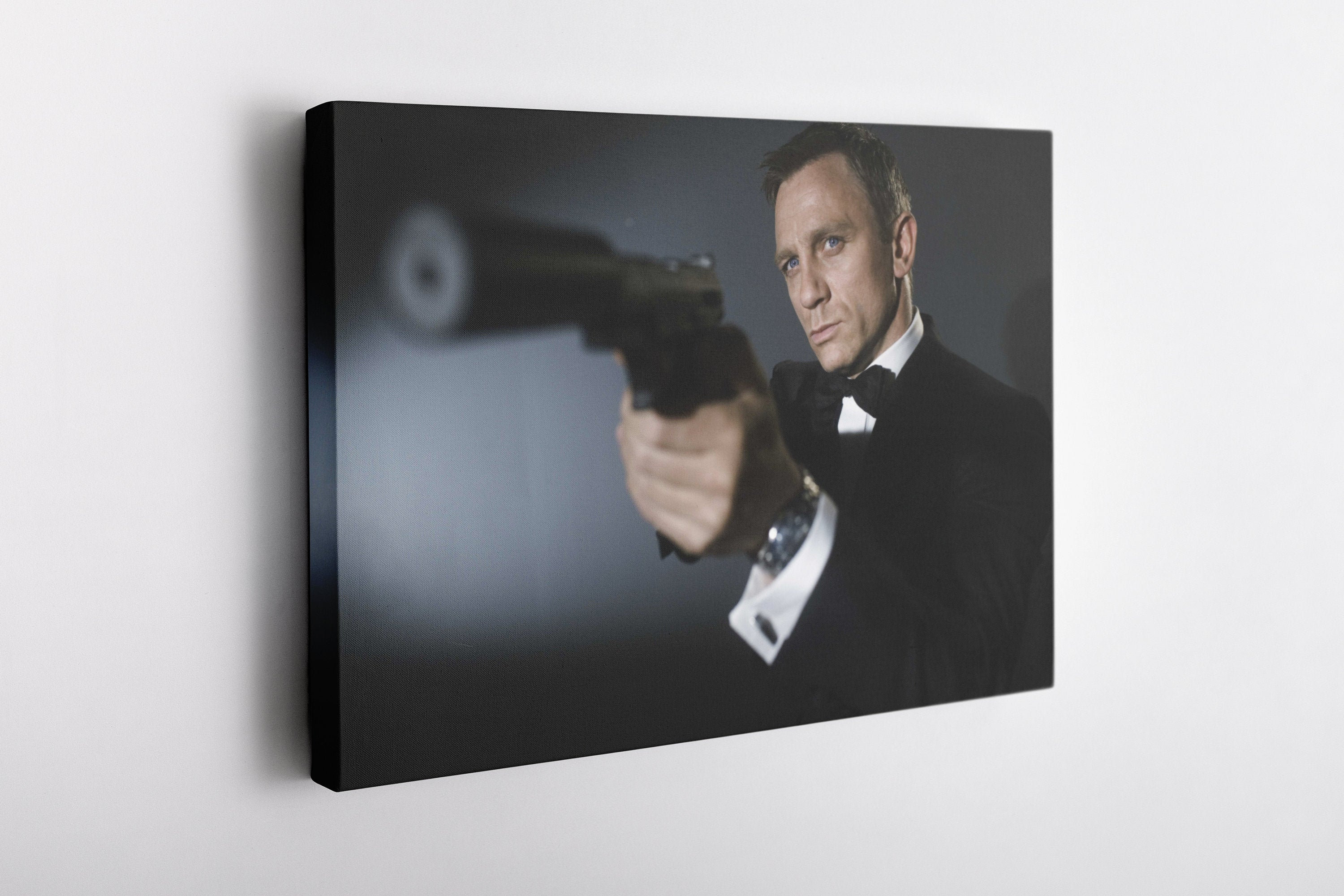 James Bond Poster Daniel Craig Canvas Wall Art Home Decor | Etsy