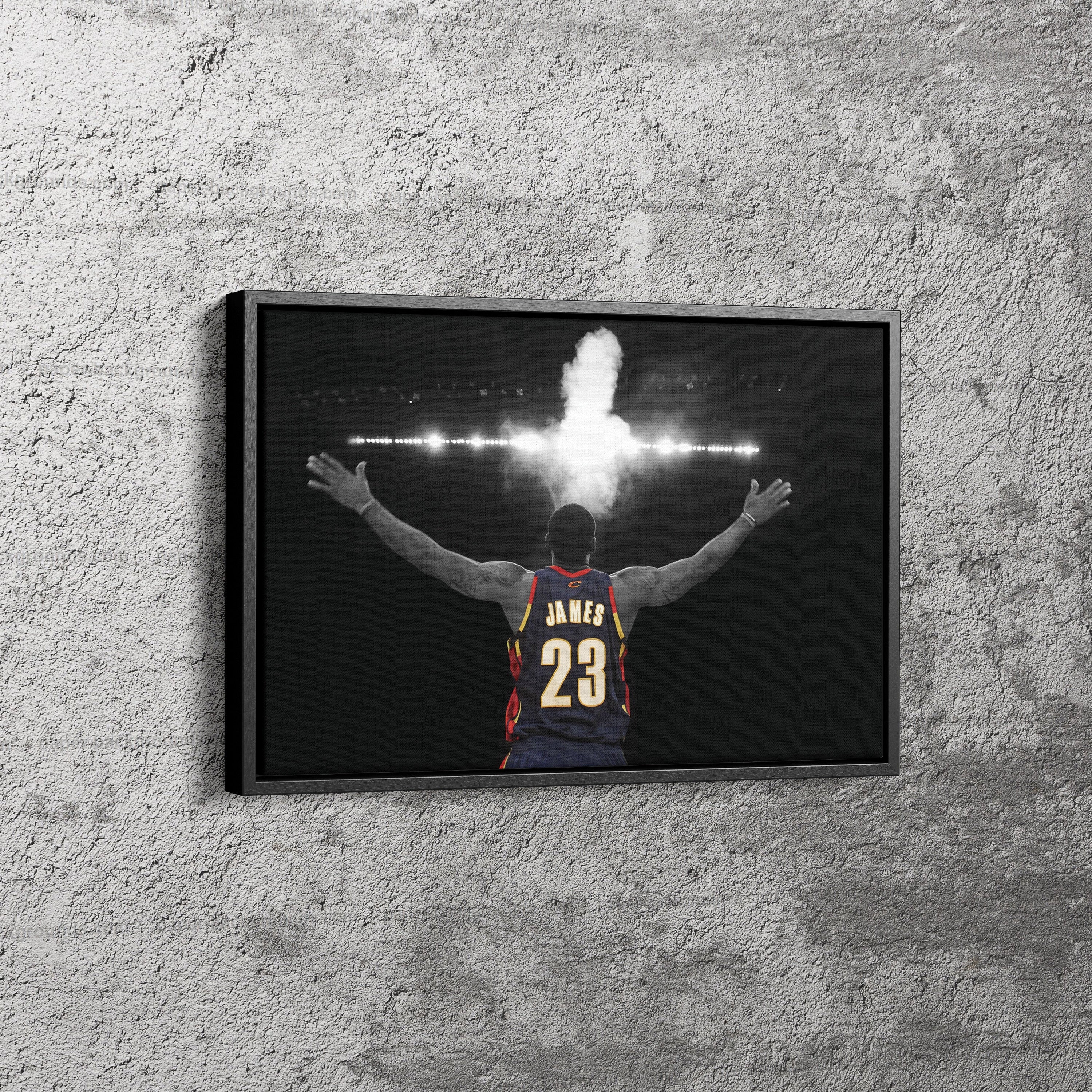  ORIMAMI Signed Black Superstar LeBron James Poster Framed Photo  Decor with 1x35mm Film Display,Cool Gifts for Basketball Lover/LeBron James  Fans - 8x6 Inches : Sports & Outdoors