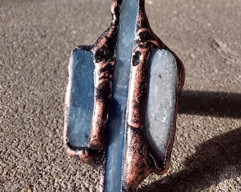 Handmade Soldered Agate Ring Adjustable Art Deco Statement Jewelry