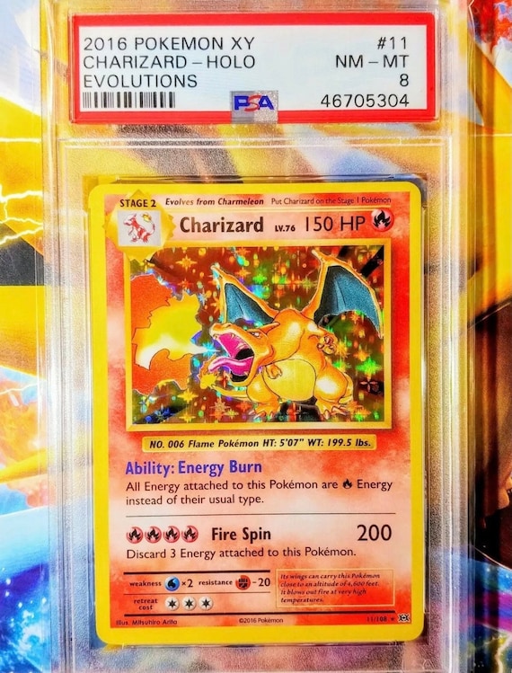  Pokemon - Charizard (11/108) - XY Evolutions - Holo : Toys &  Games