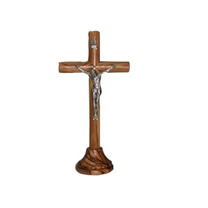 Olive Wood Tabletop Cross