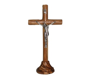 Olive Wood Tabletop Cross