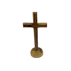 Table Top Olive Wood Cross
