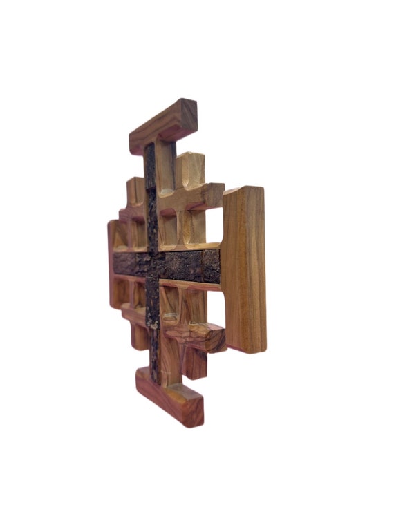 Croce In Legno D'ulivo Da Betlemme, Croce In Legno Italia - Foto 9