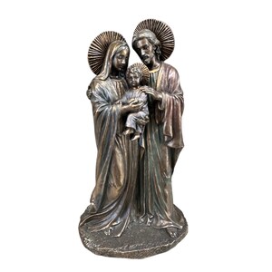 聖家族の彫刻 * ジョセフ・マリア・イエス像 * 聖子記念品