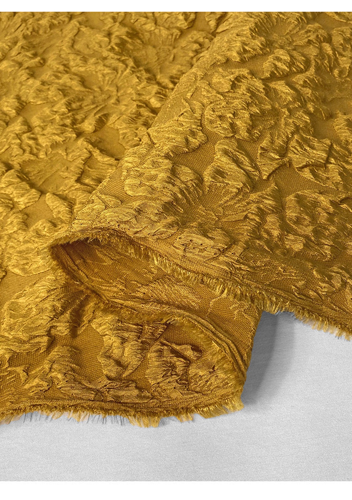 3D Embossed Fabric/fabric by the Yard Floral/cotton Etsy