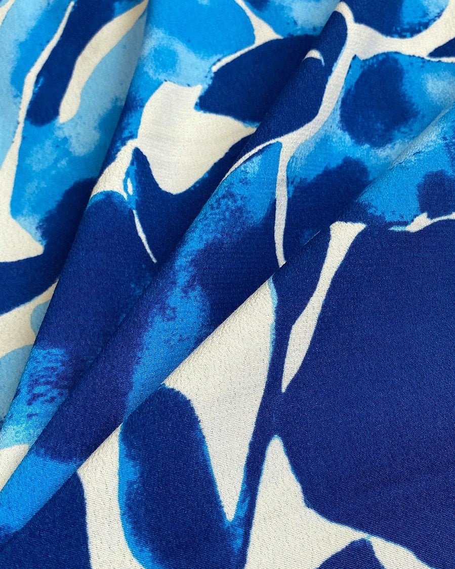 Tie Dye Silk and Linen Fabric/Colorful Silk and Linen Etsy