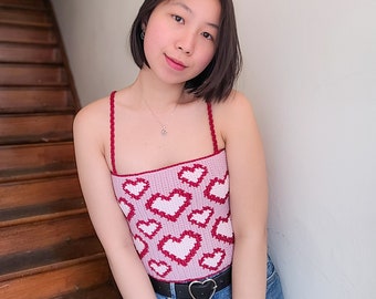 Cora Top/ Bralette - Crochet Y2K Top Pattern (PDF only)