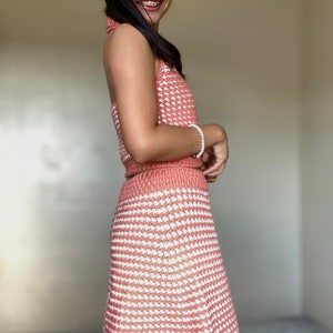 Stella Set - Retro Diamond Crochet Set Top + Rock Muster Bild 8