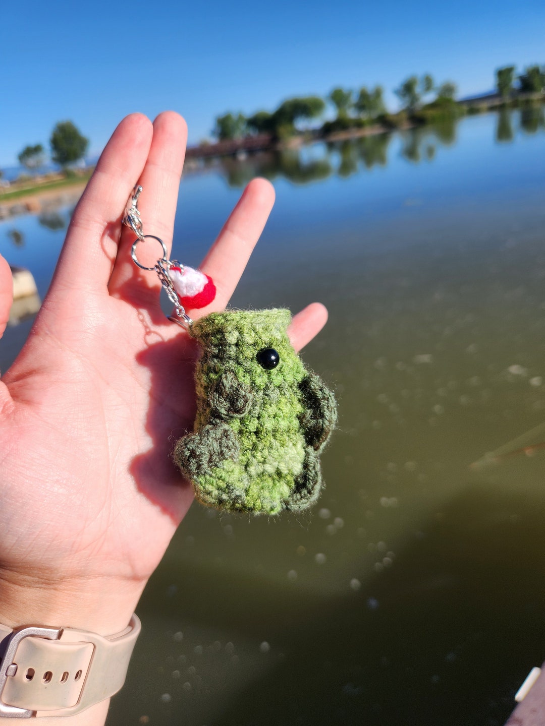 Bass Crochet Keychain - Etsy