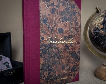 Frankenstein Custom Rebound Book – Clothbound, Handmade, Mary Shelley