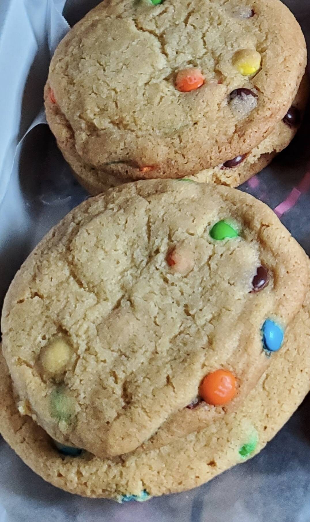 Jumbo Ultimate M&M Cookies Oldfashioned Homemade Etsy