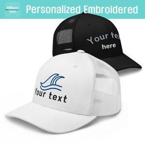 Gorra de camionero personalizada, gorra retro bordada, logotipo personalizado, regalo con letra coreana