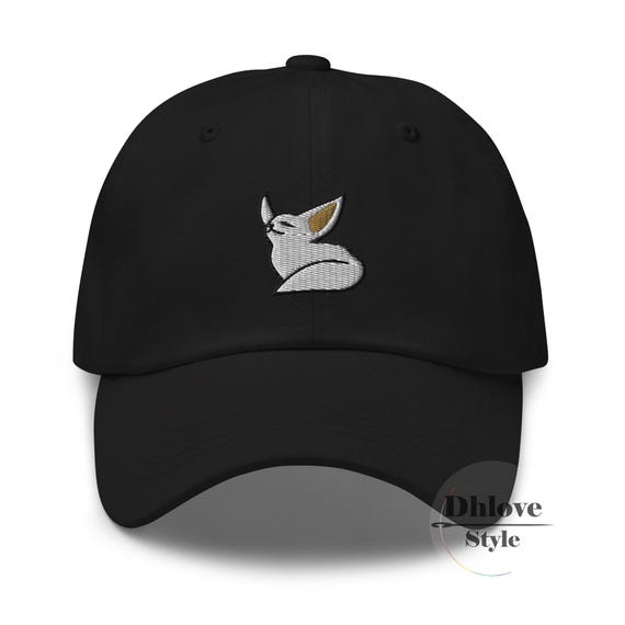 Fennec Fox Embroidered Hat, Desert Fox Cap, Animal Lover Gift