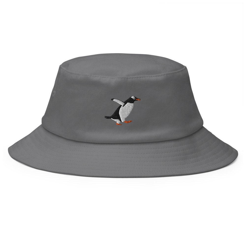 Gentoo Penguin Bucket Hat Embroidered 