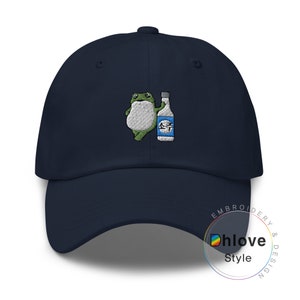 Funny Soju Dad hat, Embroidery hat-Unisex