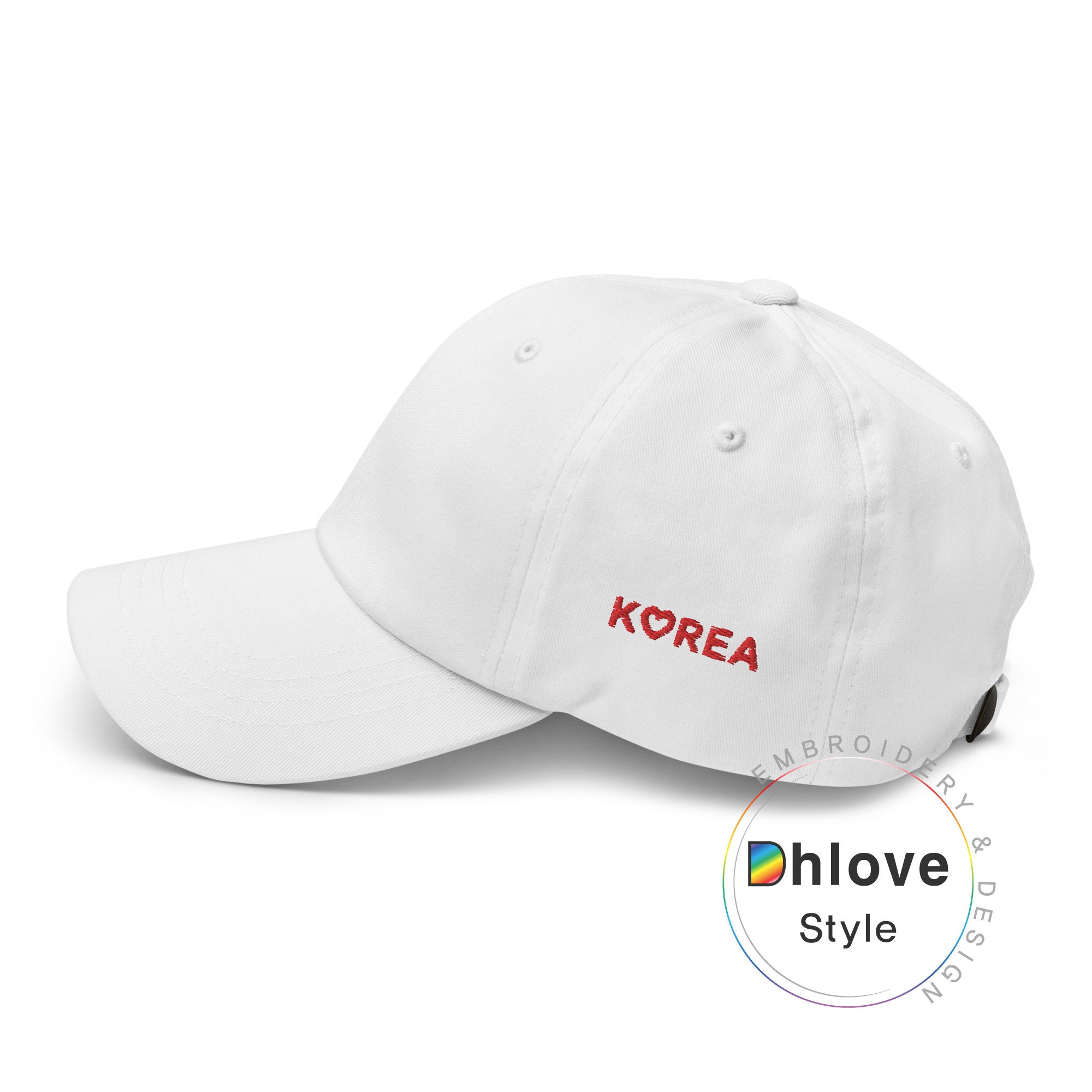 [ ]★24FW★韓国人気★Monogram Embroidery Ball Cap KOREA Embroidered Hat – Minimalist Korean Pride Dad Cap