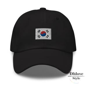 Korean Flag Embroidered Dad Hat, Taegeukgi Cap, Korea Pride Gift
