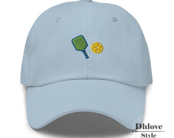 Cappellino da pickleball ricamato, berretto sportivo, regalo per appassionati di pickleball, unisex