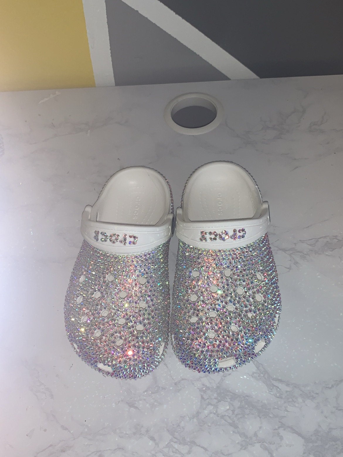 Sparkly crocs adults Clearance