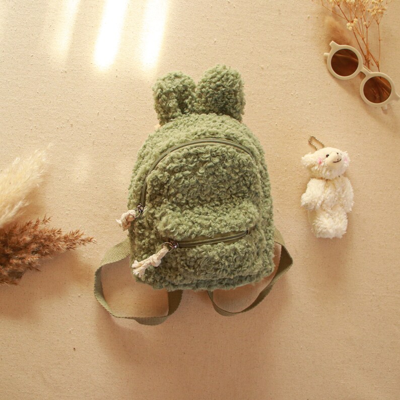 Mini Bunny Backpack Baby Backpack Toddler Backpack Teddy Etsy