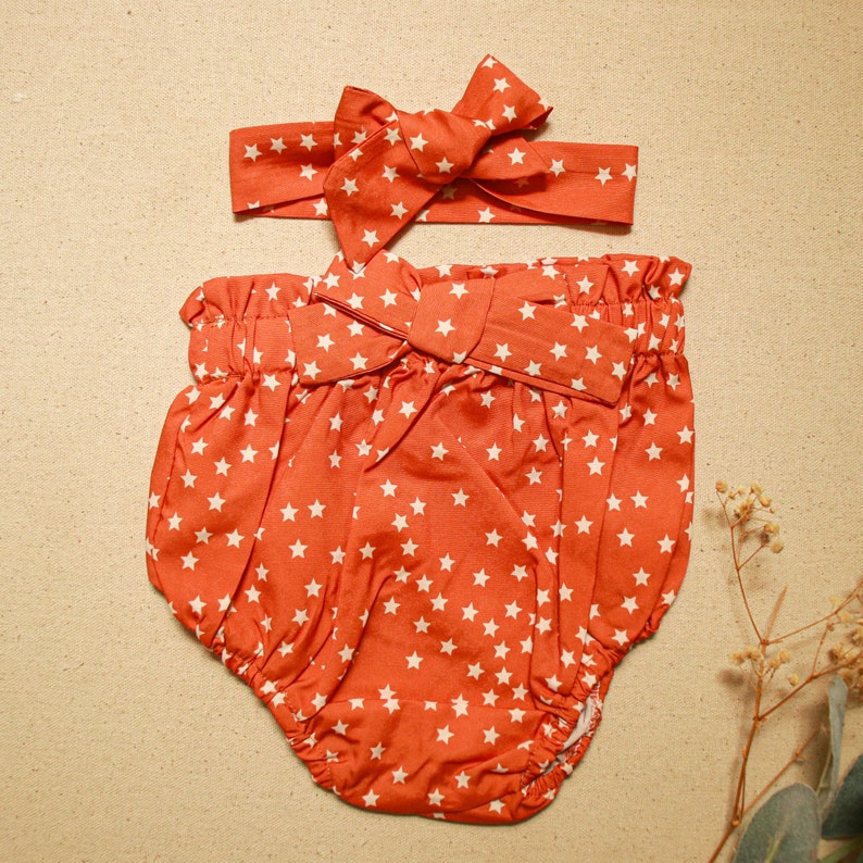 Rainbow Star Bloomer Set Baby Girl Matching Outfit Rainbow Etsy