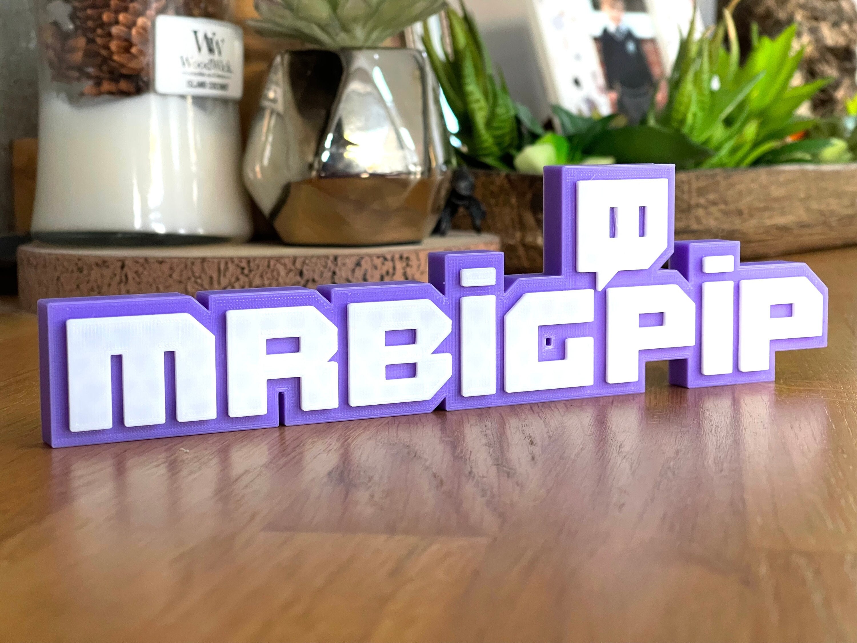 Signs Wall Hangings Gamer Gift Game Streamers Custom YouTube Style Name