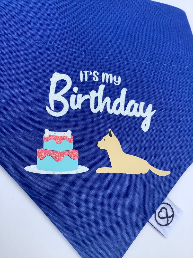Birthday dog bandanas its my birthday bandana dog birthday Etsy