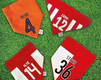 Personalised Football Dog Bandana for Fans of Dutch Soccer Teams