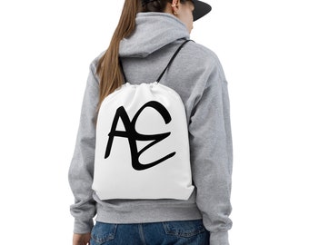 A.E. Drawstring bag