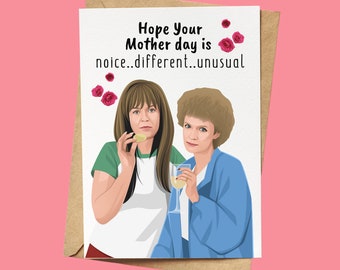 Kath and Kim Mother's Day Card -| Funny Mother's Day Card | Birthday Card For Mum | Mum Appreciation Card
